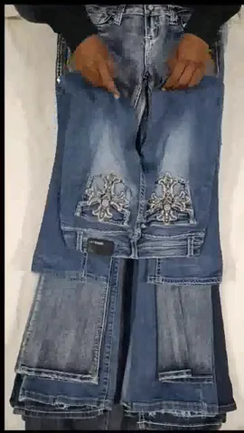 #18 Y2K Embroided Flared Jeans- 20