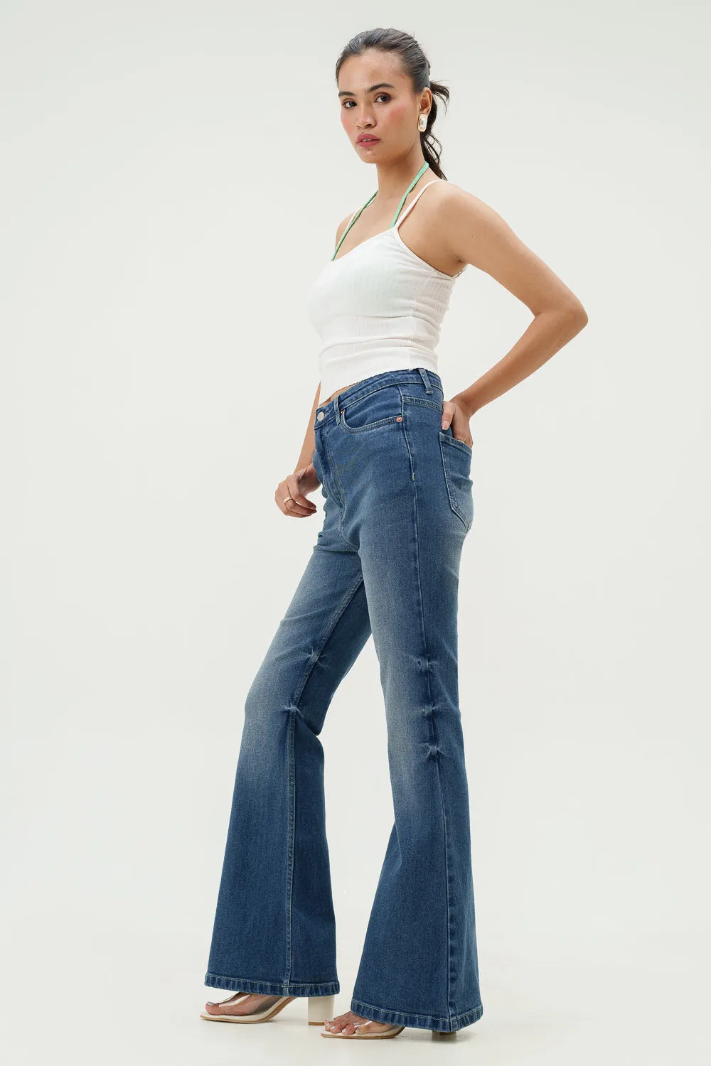 Azure Sky Bootcut Jeans