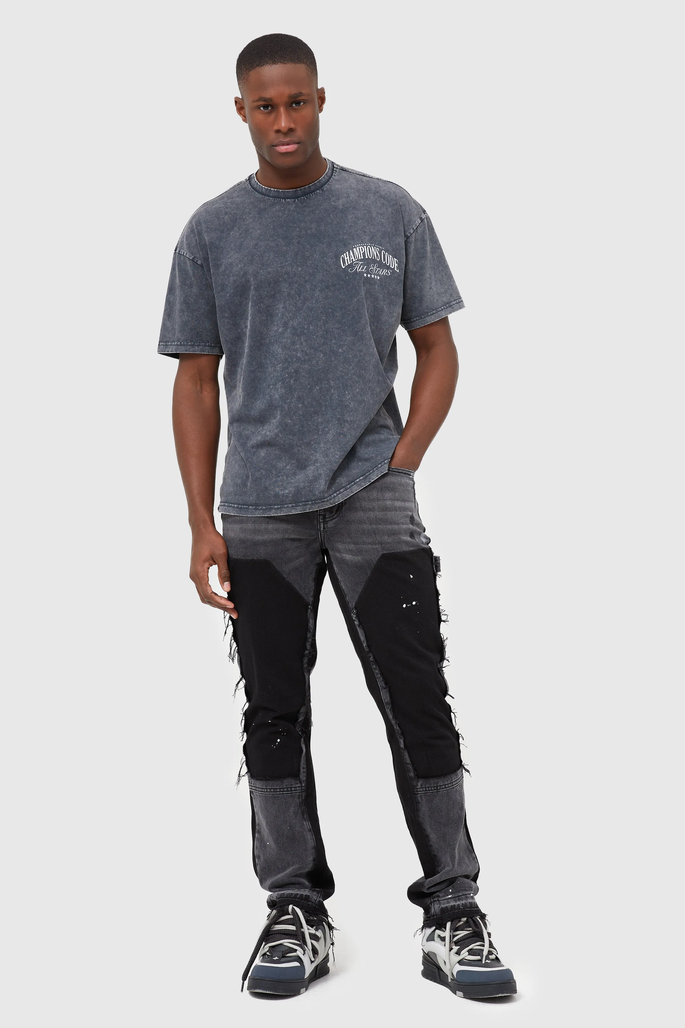 CARP FLARE JEAN - CHARCOAL