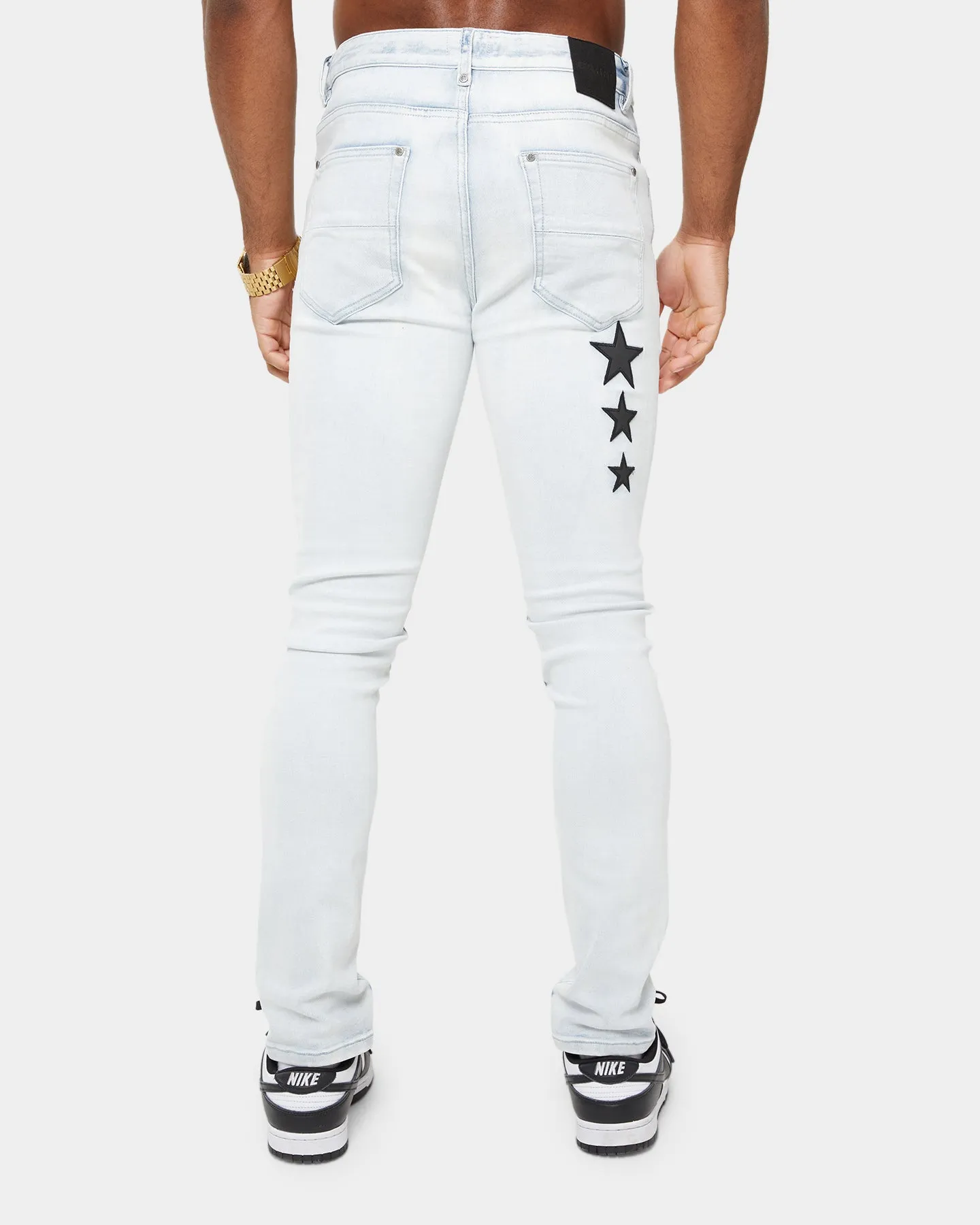 Carre Étoiles Skinny Jeans Superwash Blue