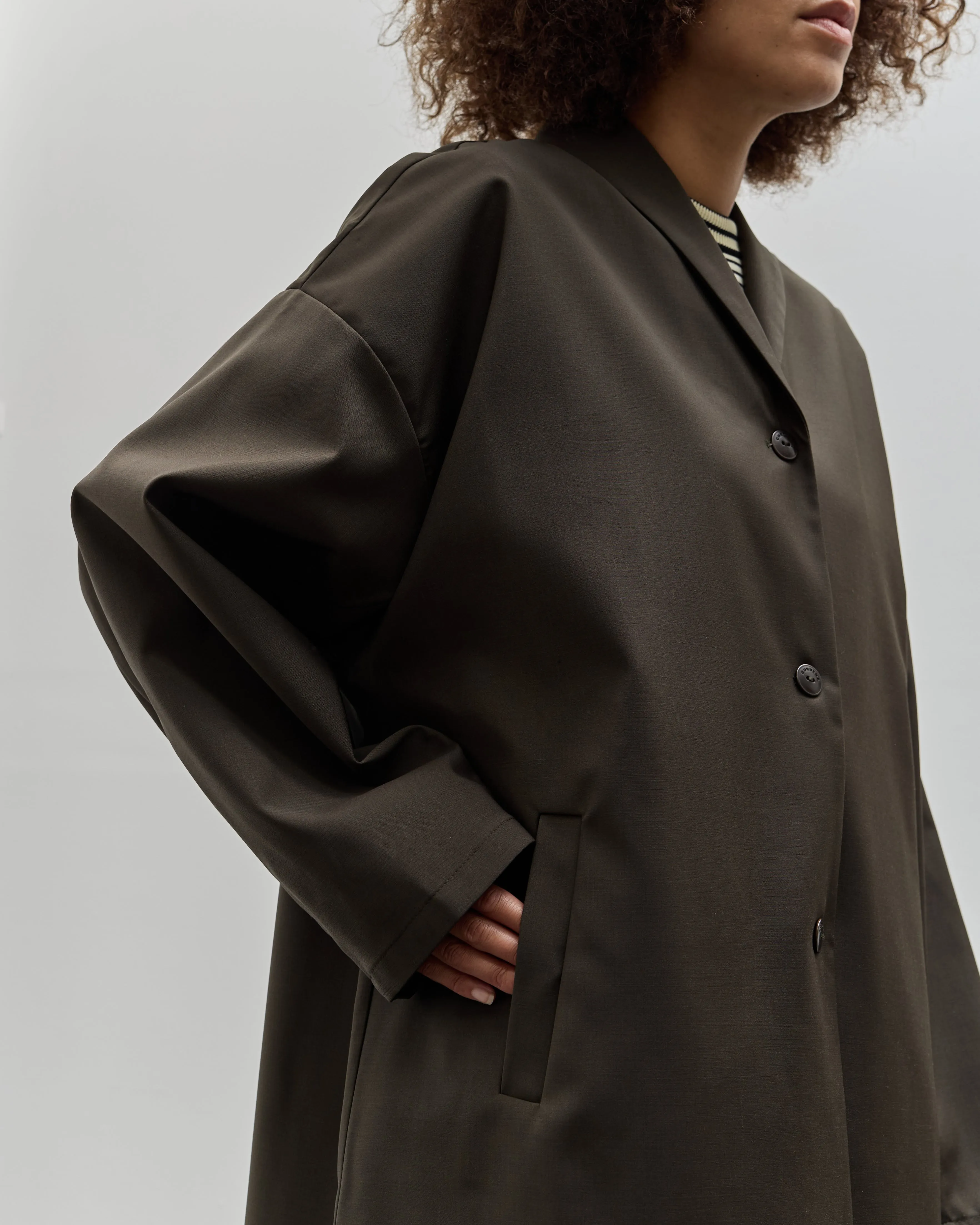 Cordera Cover Up Trench, Dark Moss