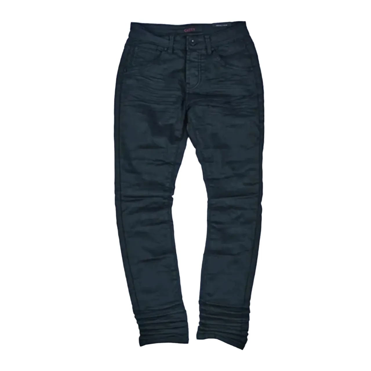 Cutty Root Wax Skinny Jeans Black