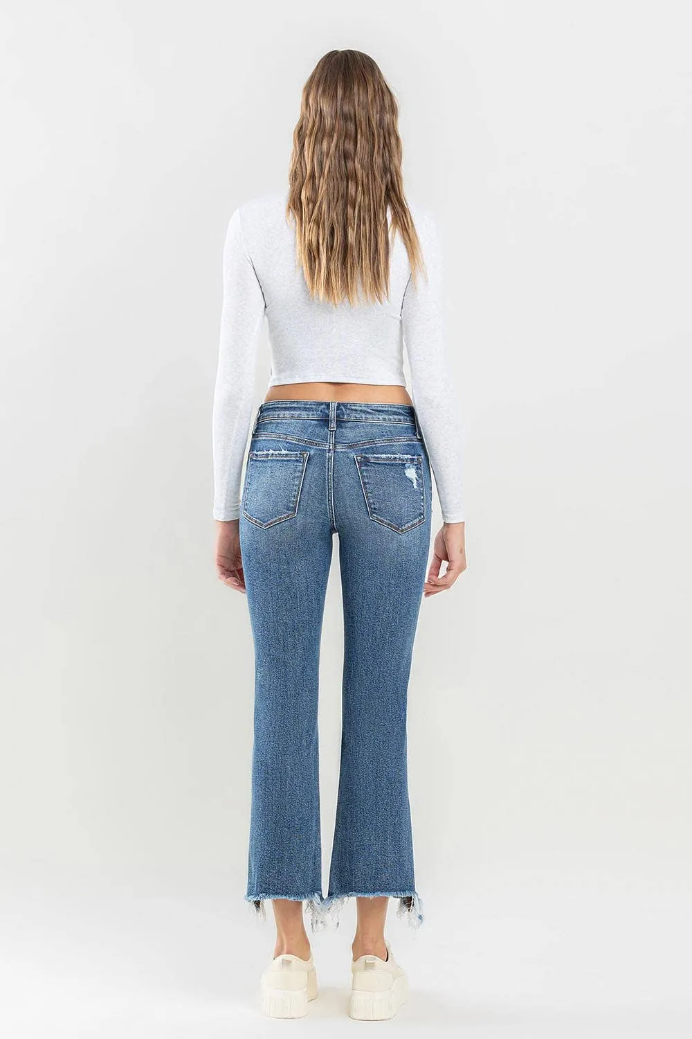 EMPATHY MID RISE ANKLE BOOTCUT JEANS