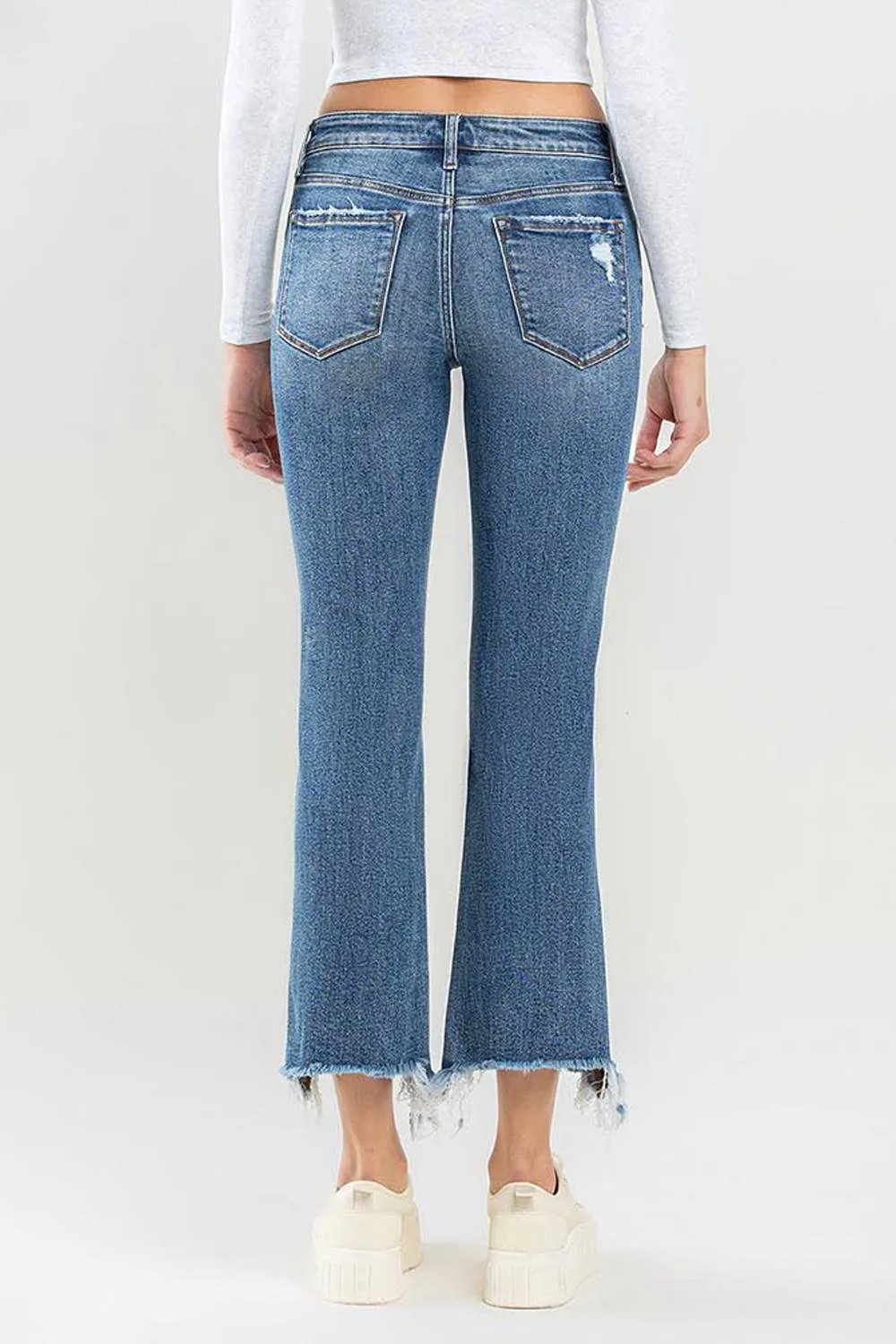 EMPATHY MID RISE ANKLE BOOTCUT JEANS