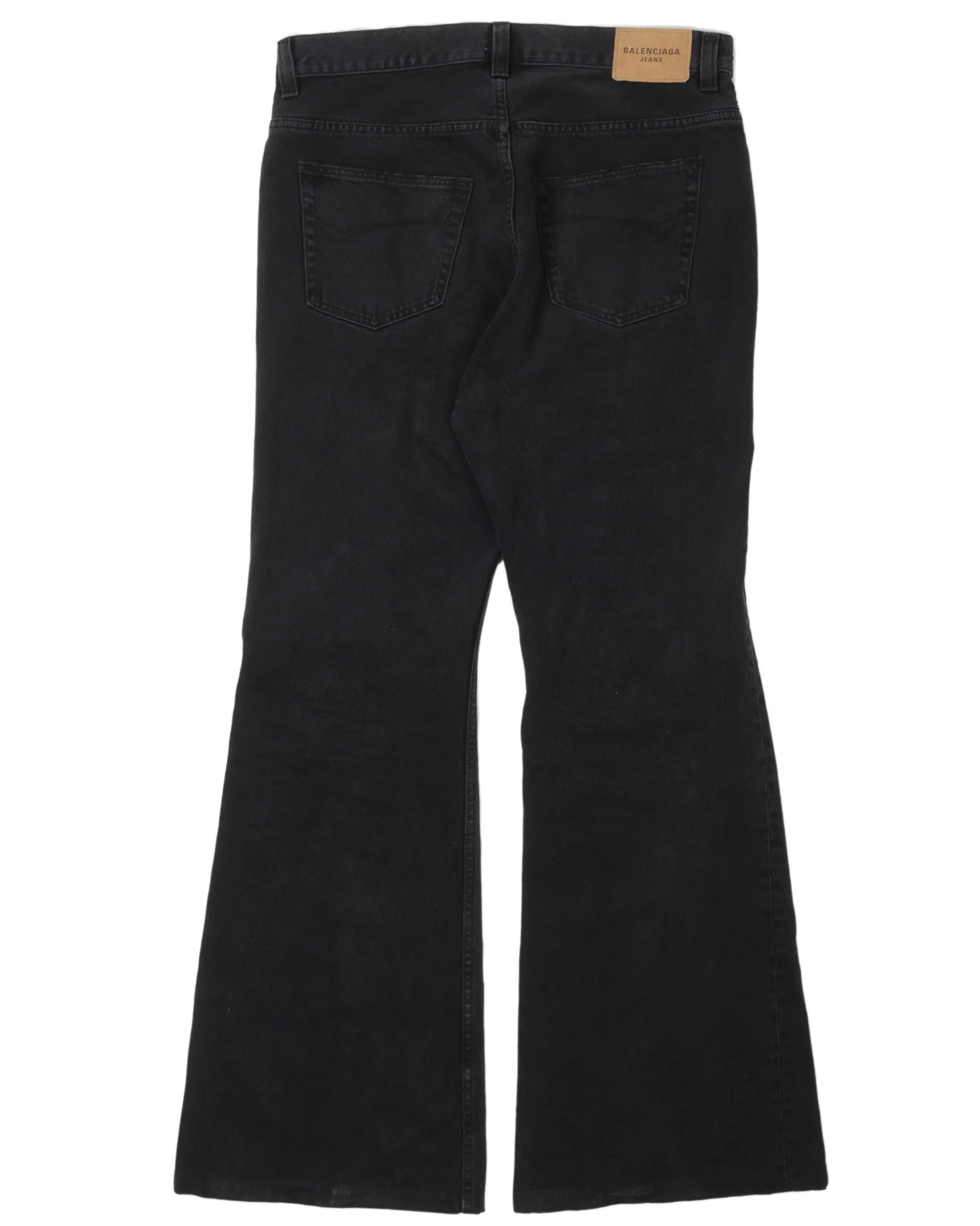 Flared Denim Jeans