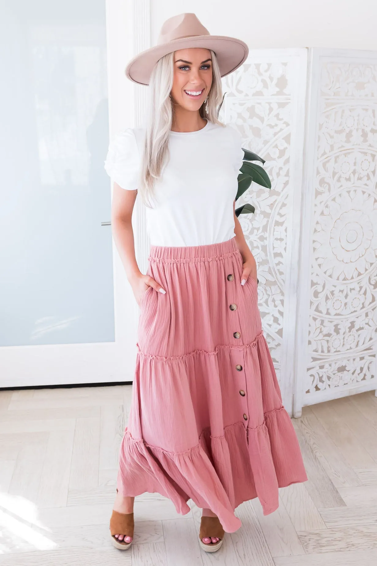 It's A Girls Day Modest Maxi Skirt