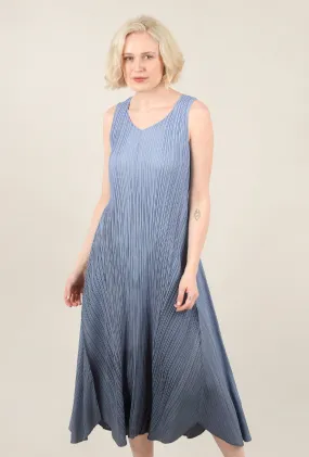 Long Estrella Dress, Sky To Indigo