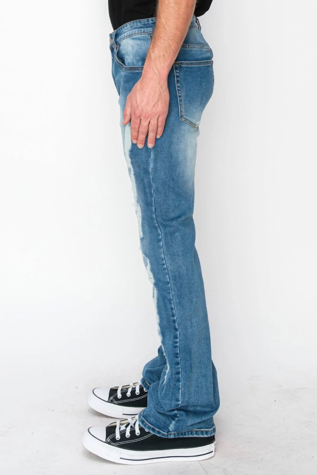 Mens Bootcut Denim Jeans