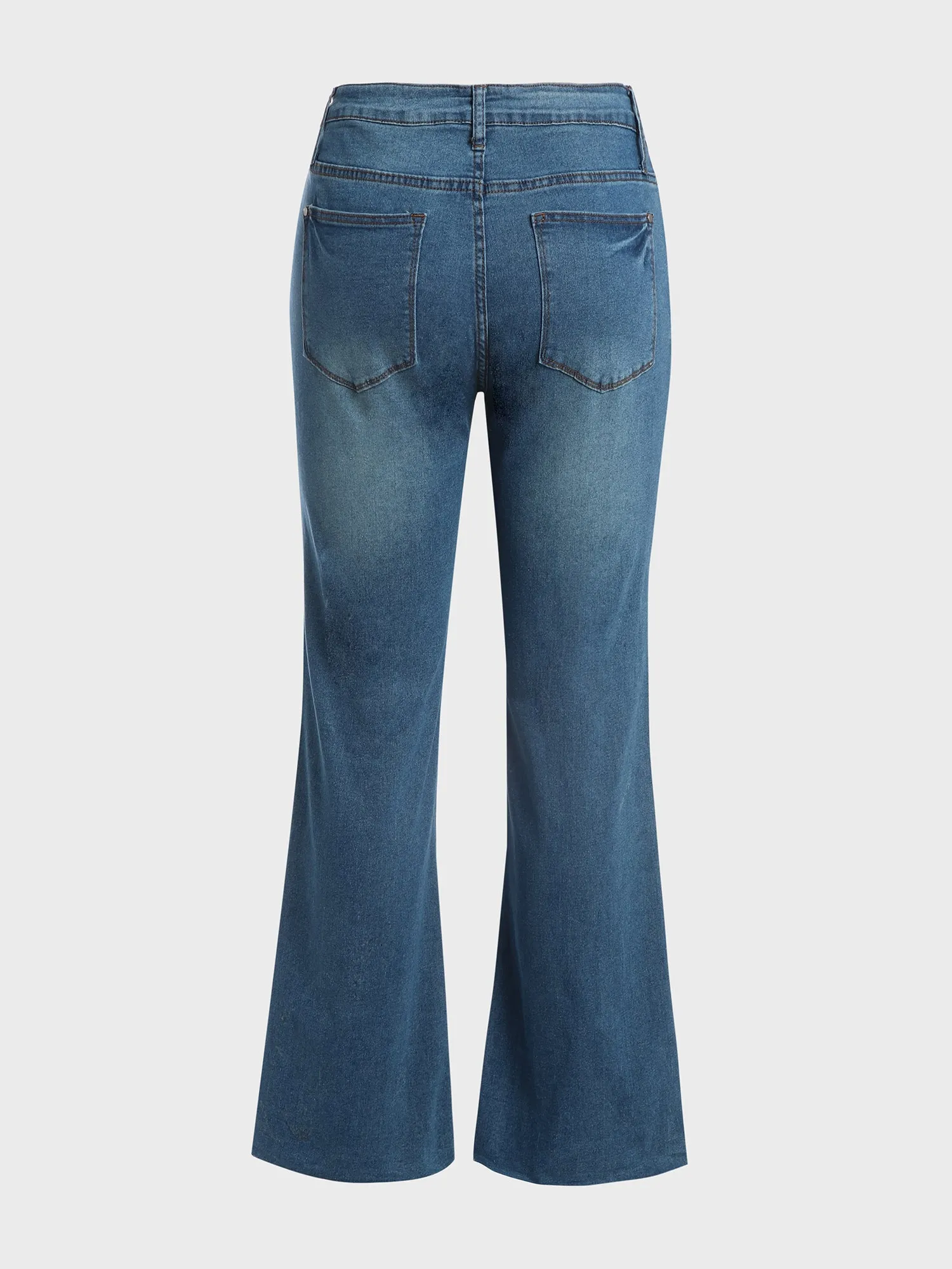 Mid-Rise Tummy Tuck Bootcut Jeans