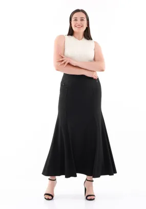 Modest Plus Size Mermaid Maxi Skirts | Fishtail Long Skirts