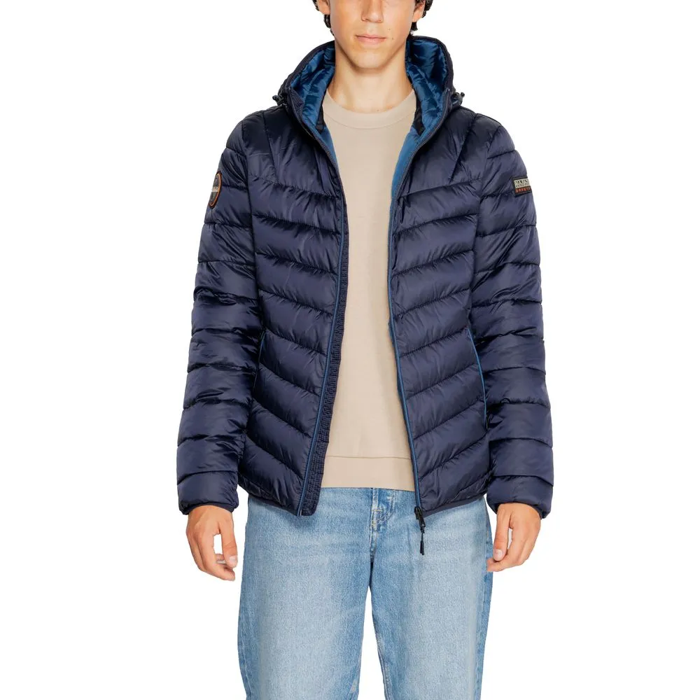 Napapijri Blue Nylon Jacket