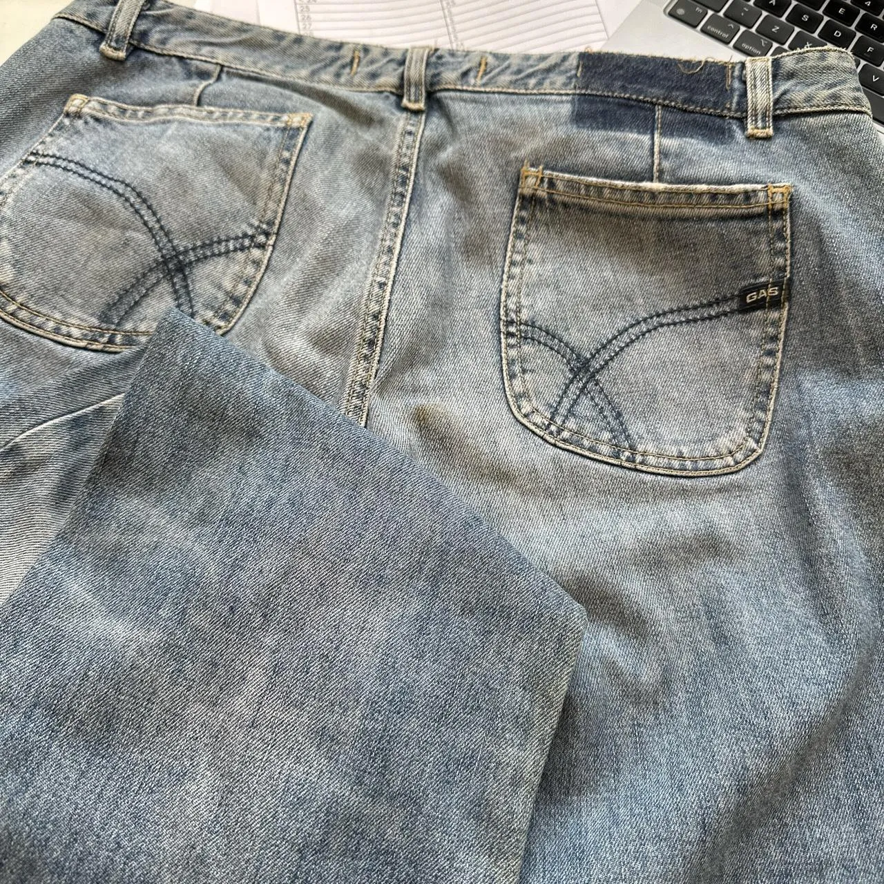 perfect 2000’s flared jeans by GAS