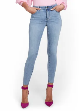 Petite Lexi High-Waisted Super-Skinny Ankle Jeans - Blue Love