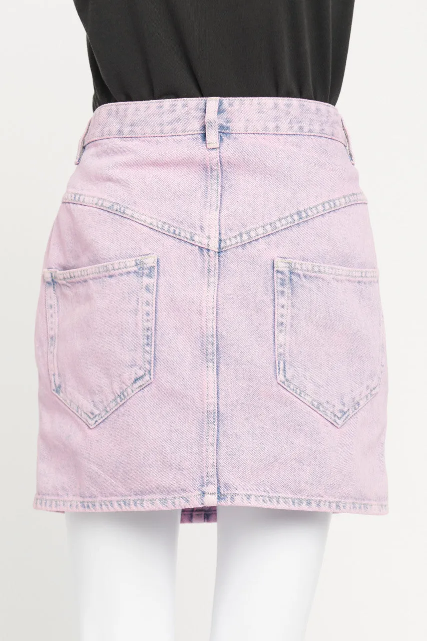 Pink Denim Hondo Skirt