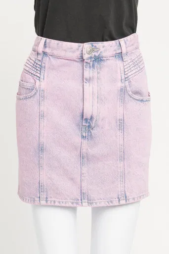 Pink Denim Hondo Skirt