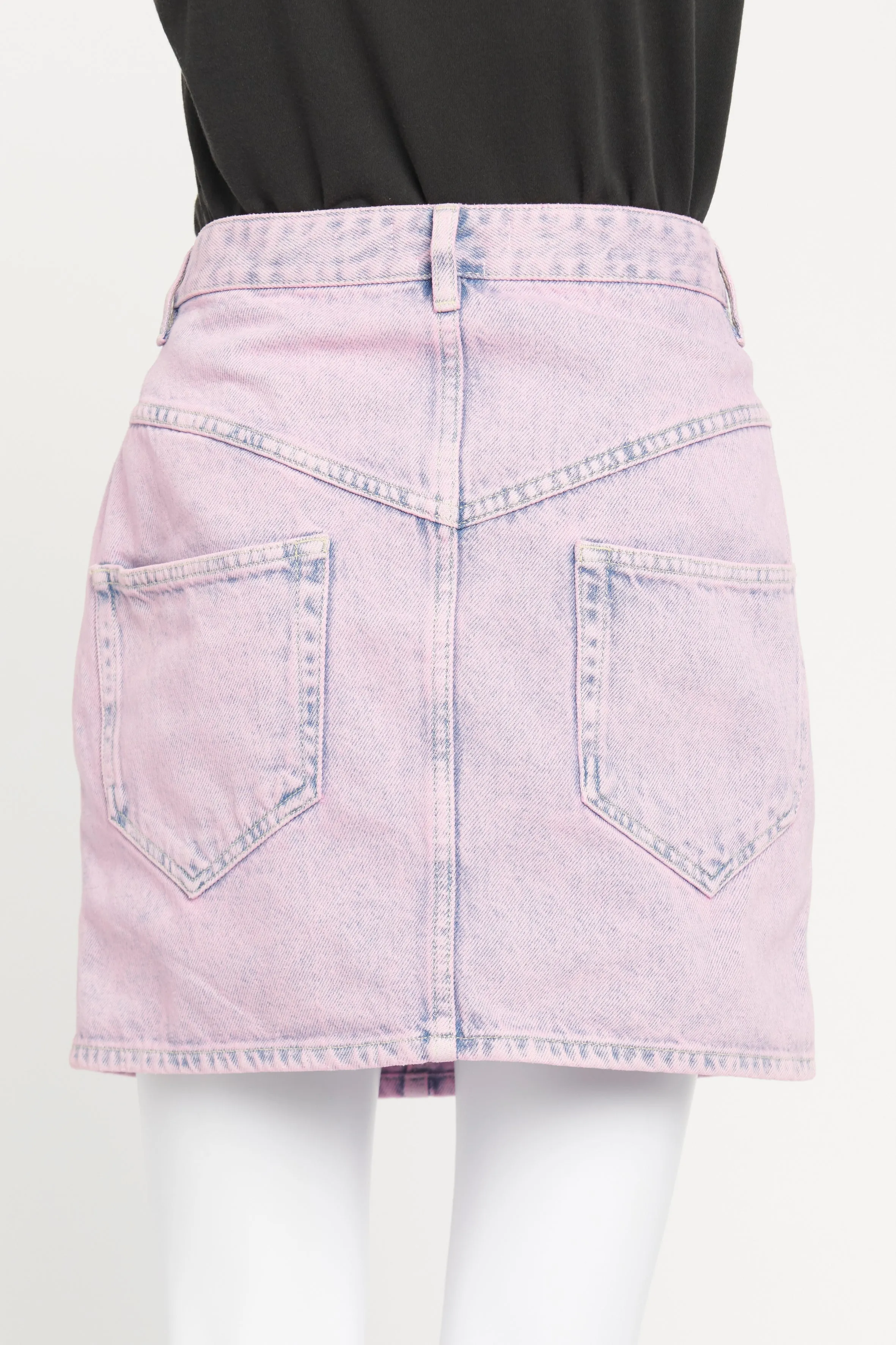 Pink Denim Hondo Skirt