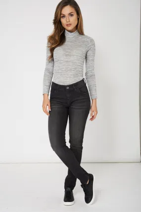 Trendy Black Skinny Jeans