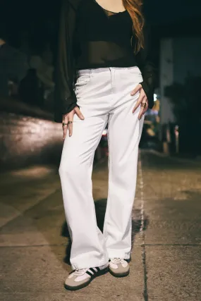 True White Bootcut Jeans