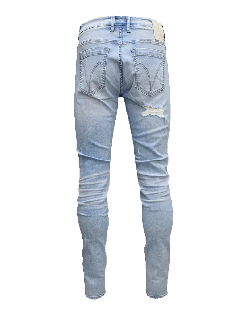 Vialli Rudbra Ultra Fit Skinny Light Blue Jeans