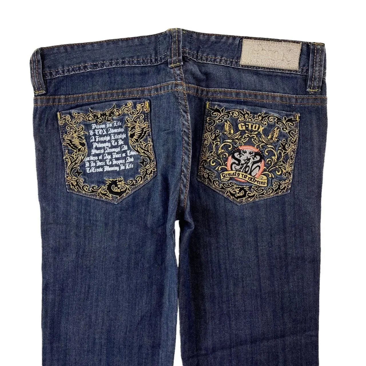 Vintage Dragon Japanese denim jeans trousers W36