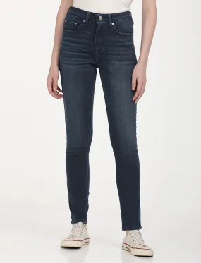 Women's High Rise 721 Skinny Navy Jeans